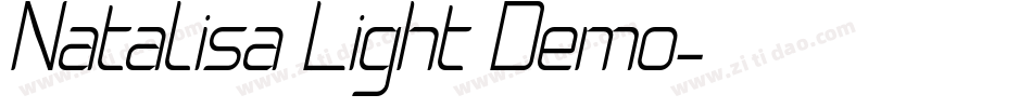 Natalisa Light Demo字体转换